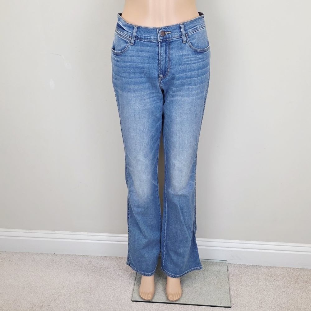 Old Navy Micro Flare Mid Rise Jeans Pants - Picture 11 of 12